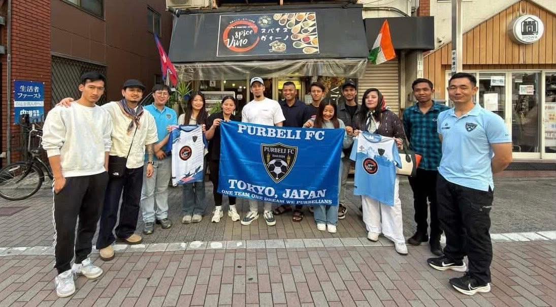 Purbeli FC and Spice Vino community partnership